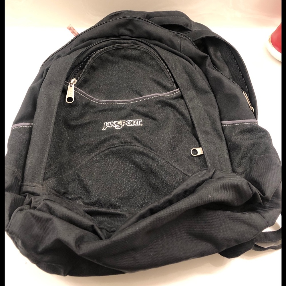 JanSport black backpack, gently used, like new